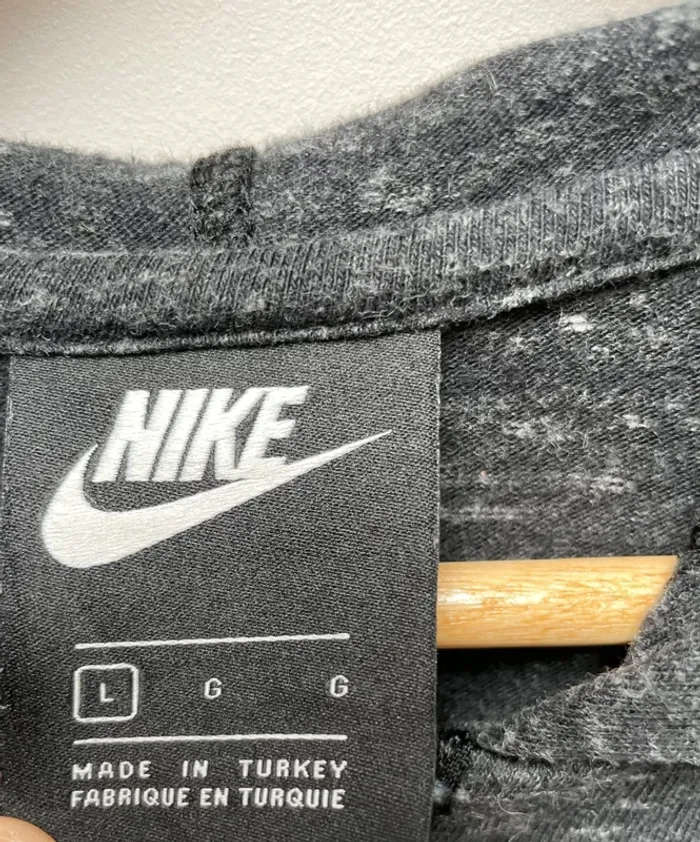 Nike zipped hoodie grey Womens L - photo numéro 3