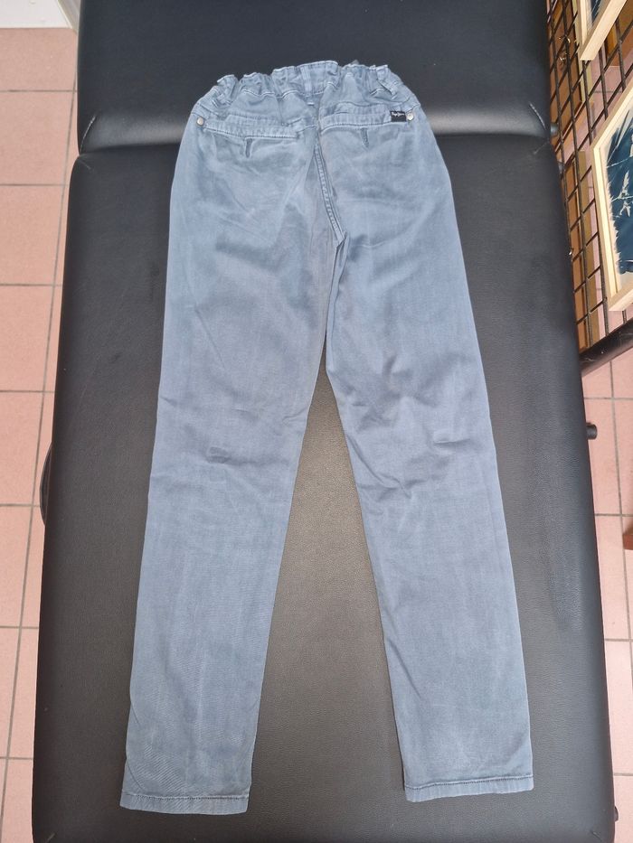 Pantalon droit bleu Pépé Jeans 14 ans - photo numéro 3