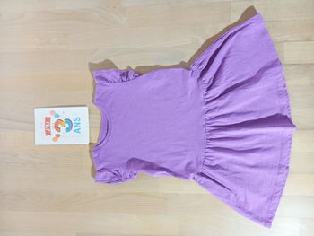 Robe Vertbaudet mauve 3 ans