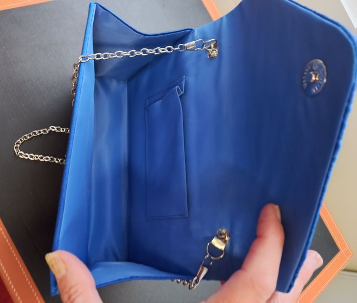 Pochette chic bleue - photo numéro 2