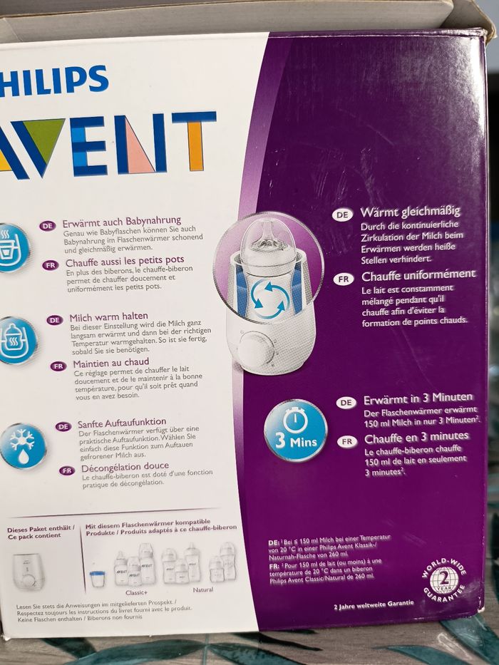 Chauffe biberon et petits pots Philips Avent en 3 minutes - photo numéro 4