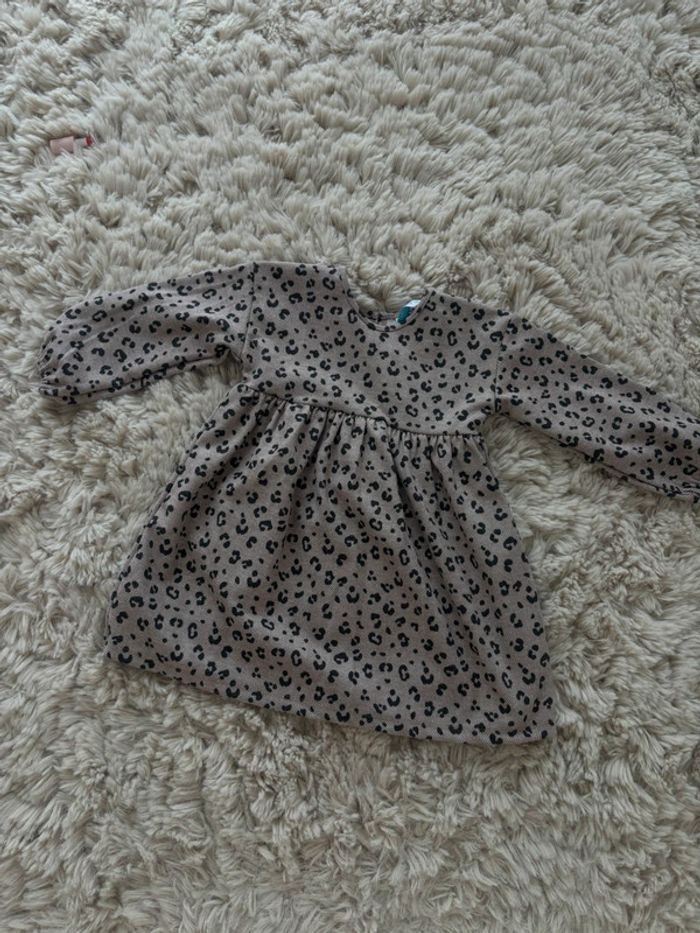 Robe léopard fille