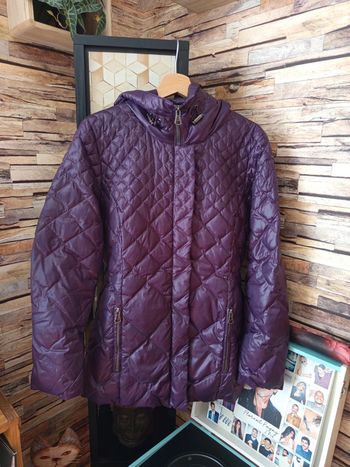 Manteau matelassé violet Betty Barclay