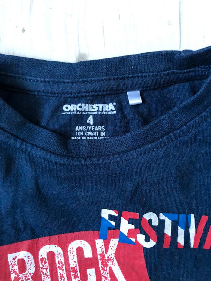 T shirt rock Orchestra manches longues 4 ans - photo numéro 3