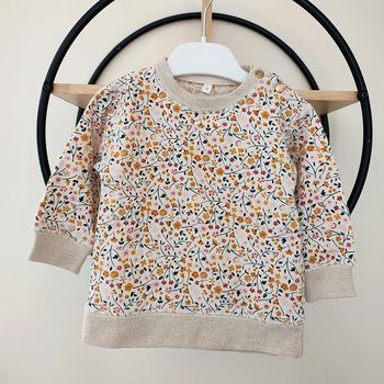 12 mois pull sweat fin