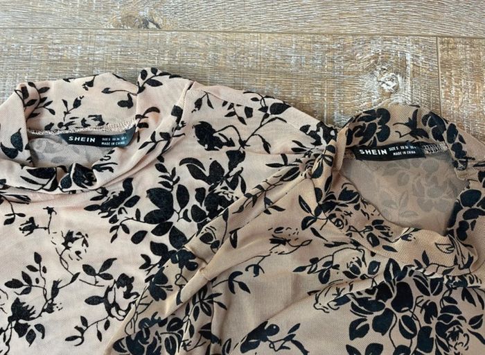 Lot de 2 tops transparents manches longues – Taille 36 - photo numéro 3
