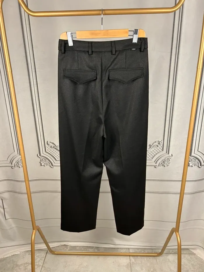 Pantalon taille haute Reiko Noir W26 neuf - photo numéro 6
