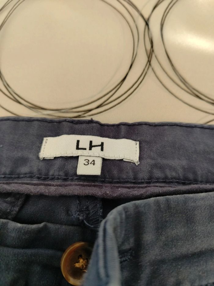 Pantalon Chino bleu marine taille 34 - photo numéro 3