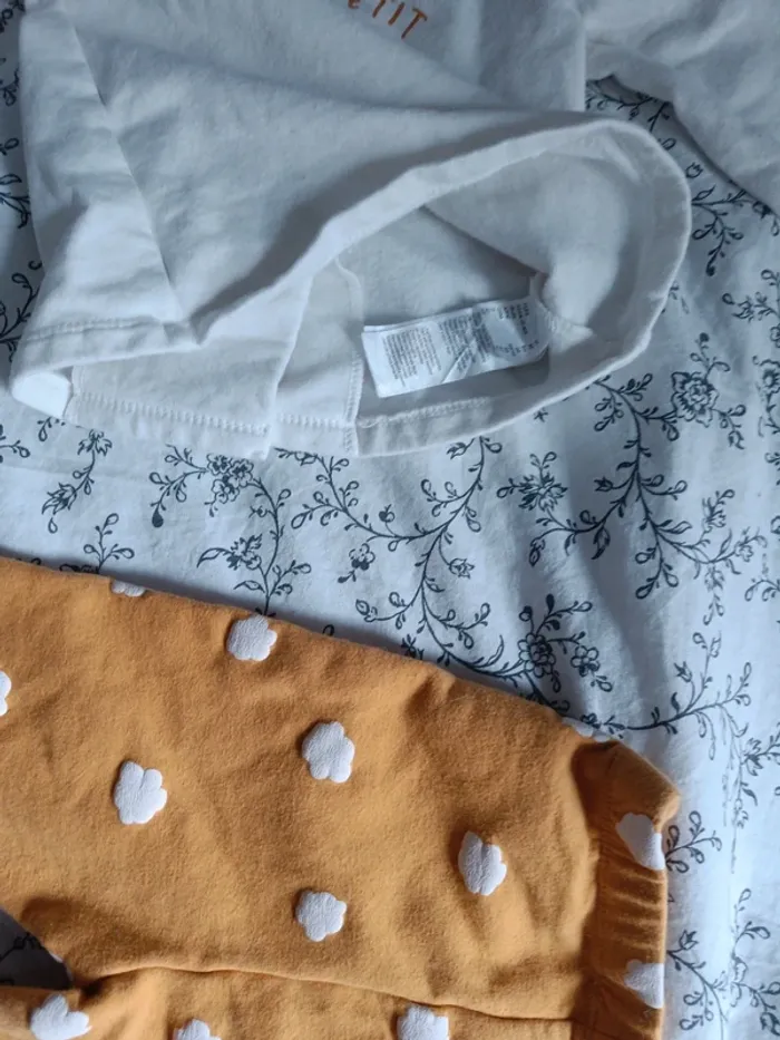 Ensemble la redoute petit nuage jaune moutarde 6 mois - photo numéro 3