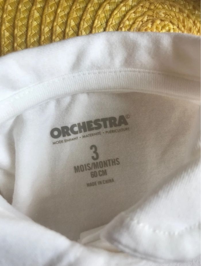 Lot bodies orchestra fille 3 mois - photo numéro 4