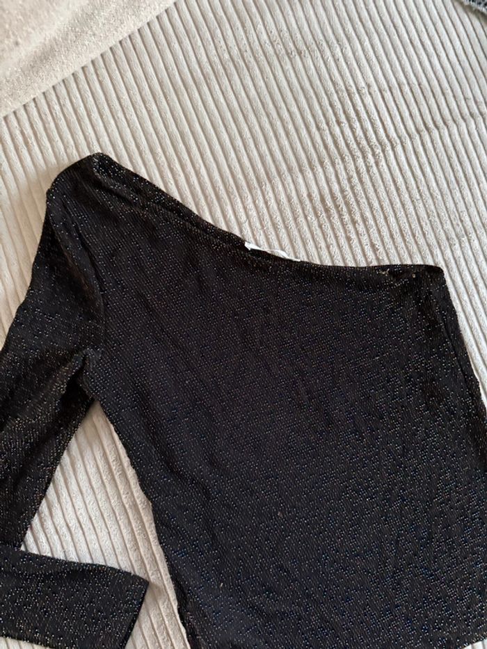 Top asymétrique brillant Mango - photo numéro 3