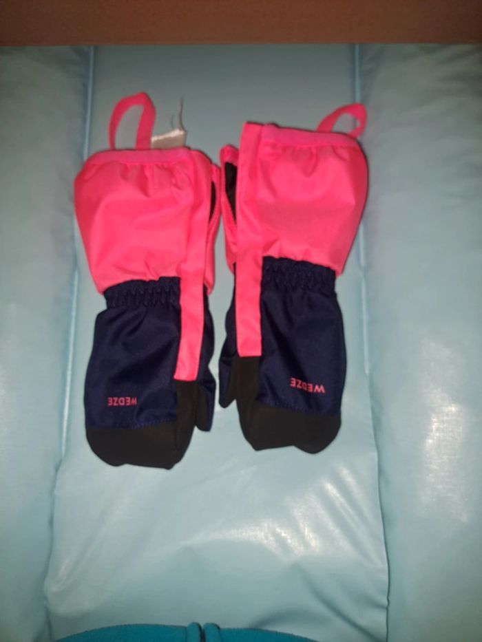 Gants ski fille 3/4 ans