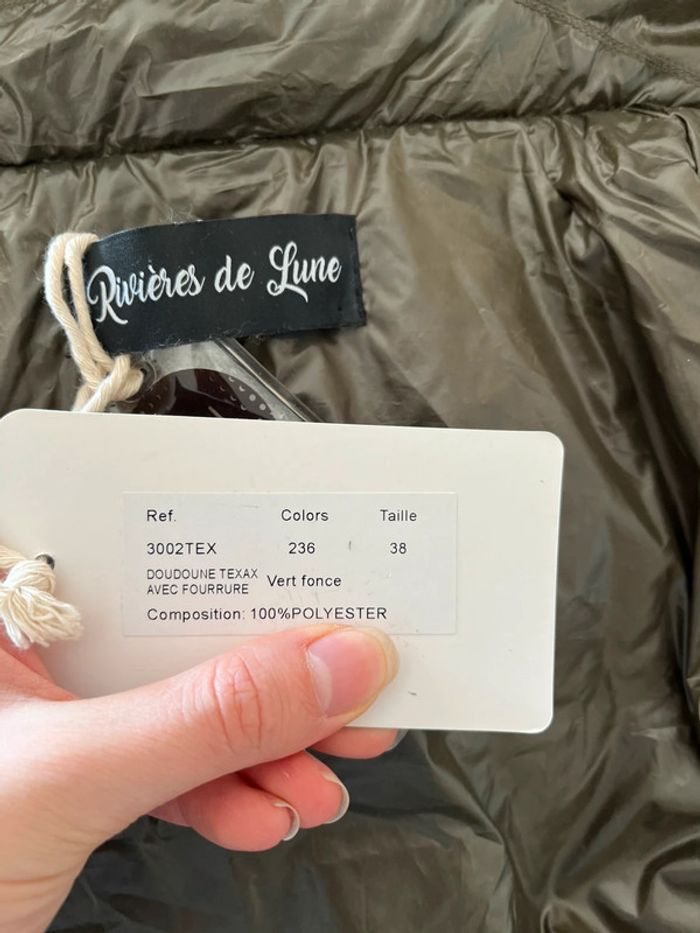 Doudoune sans manches avec capuche kaki Rivières de Lune - photo numéro 6