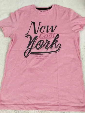 T-shirt rose manches courtes Celio S