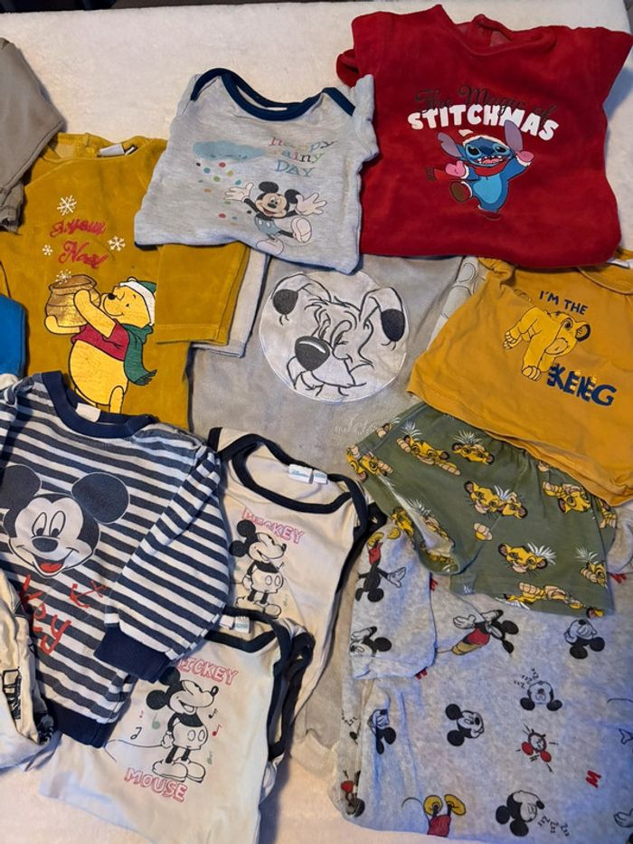 Lot vêtements bébé garçon 6 mois - Disney, Harry Potter, Parc Astérix - photo numéro 5