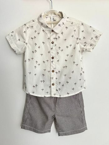 Ensemble 2 pièces short et chemise 23 mois