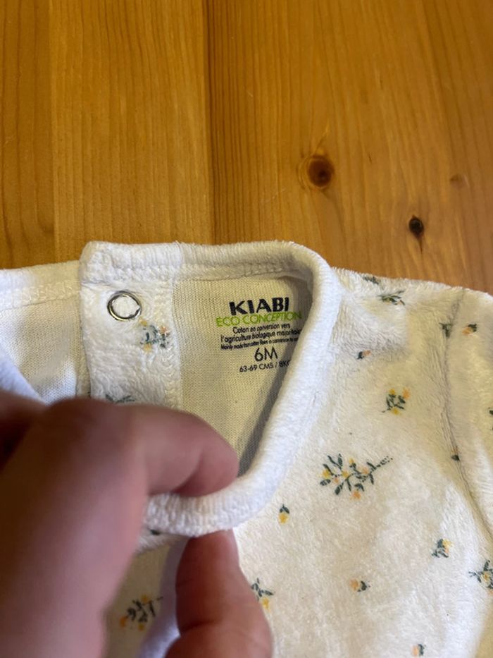 Pyjama fleurs 6 mois - photo numéro 2