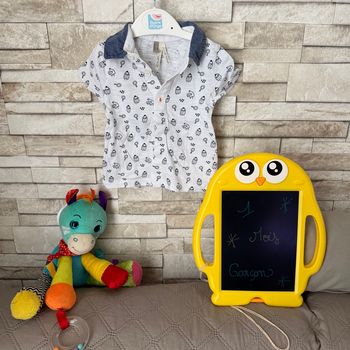 Petit polo à manches courtes - T1mois - Orchestra 