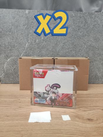 2 X Protections acrylique aimantées pour coffret Pokémon Display