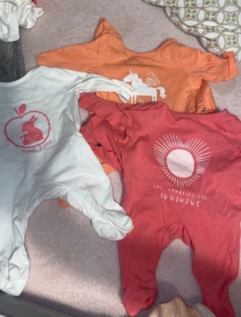 3 pyjama léger 0/1 mois