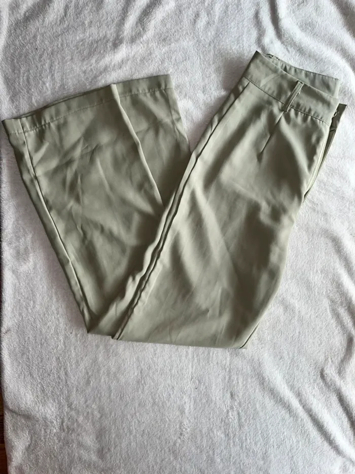 Pantalon vert clair taille 34 - photo numéro 3