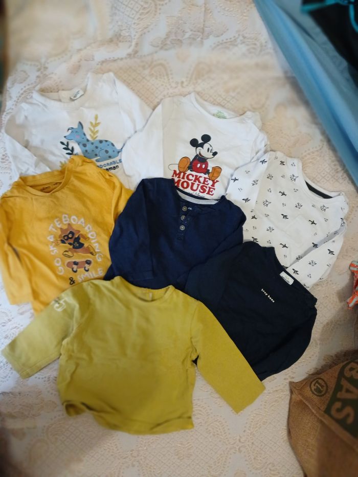 Lot de 7 haut a manche longue bébé garçon