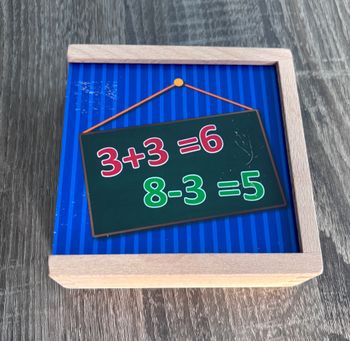 Jeu de calculs en bois  
