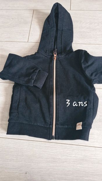 Veste zippée 3 ans