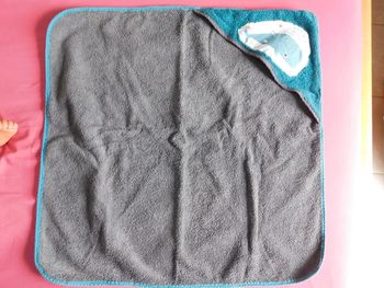 Drap bain motif baleine 65x65
