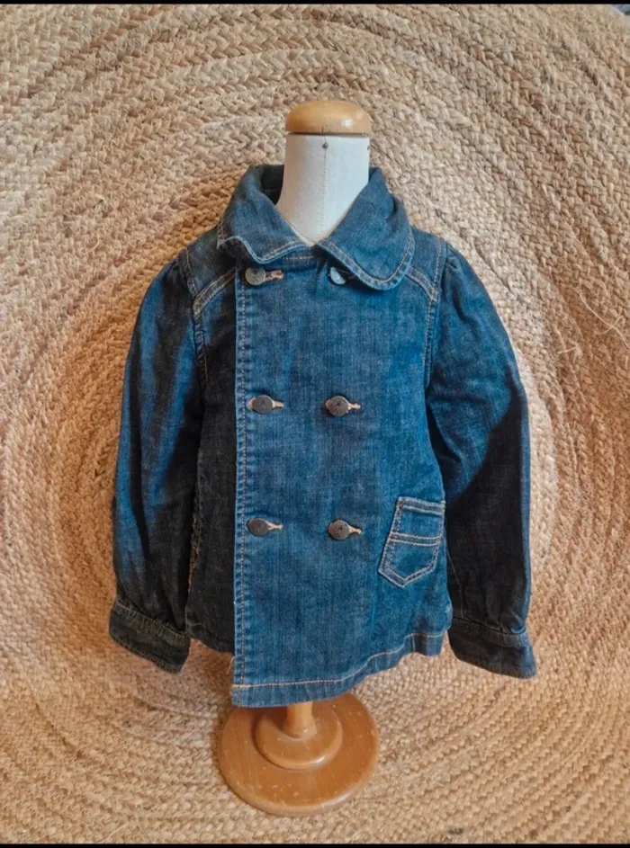 Jolie veste en jean fille okaïdi 6 ans - photo numéro 2