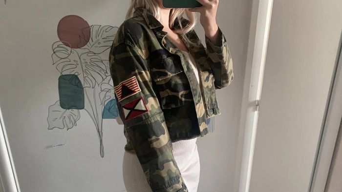 Veste en jean militaire - photo numéro 3