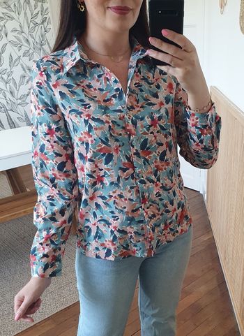 Chemise fleurie Lisbonne multicolore Taille L