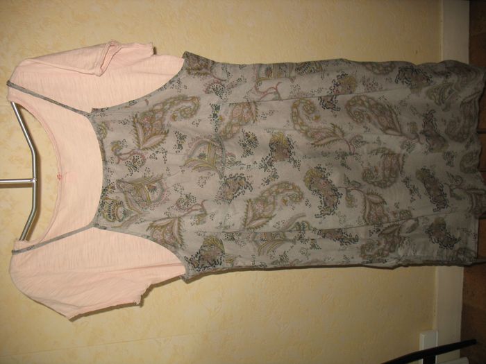 ROBE MC ROSE PALE + SUR ROBE GRISE "MISS CAPTAIN" - TAILLE 42 - n°25 - photo numéro 2