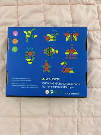 Jeu éducatif Pattern Blocks – 155 pièces – Neuf