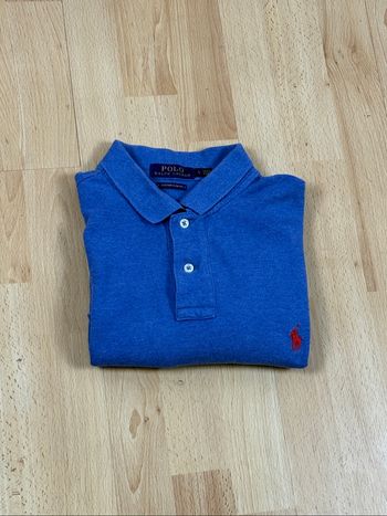 Polo Ralph Lauren bleu homme L – Custom Slim Fit