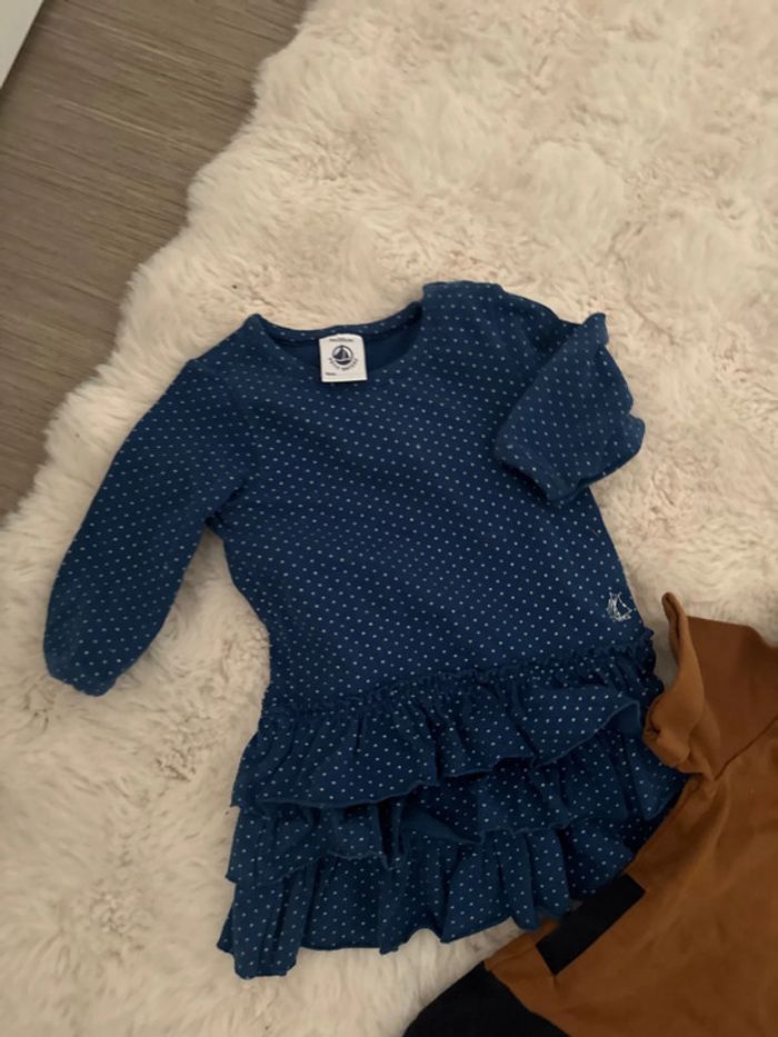 Lot deux robes petit bateau 3 mois très bon état - photo numéro 3