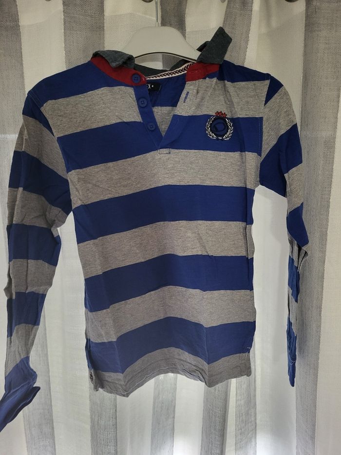 Tee-shirt à rayures manches longues Tex