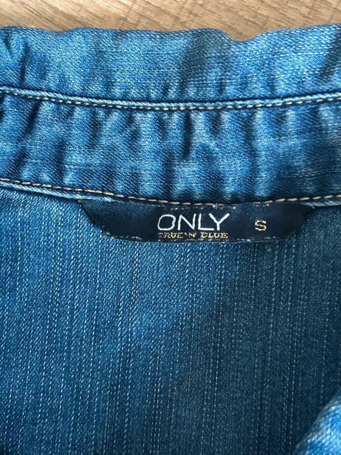 Robe bleue en jean à manches longues Only taille S jamais portée - photo numéro 14