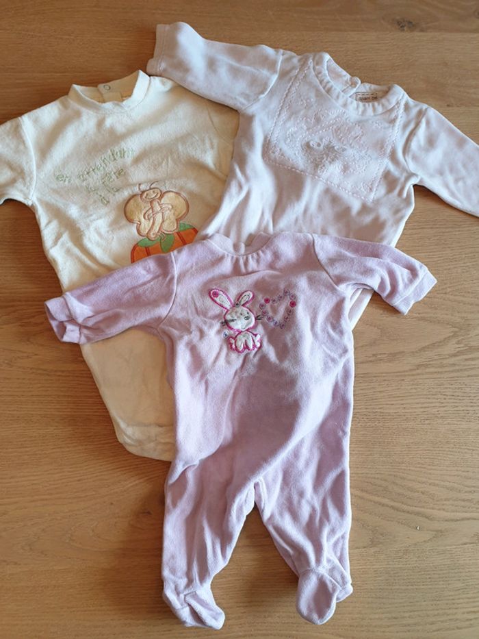 Lot de 3 pyjamas 3 mois