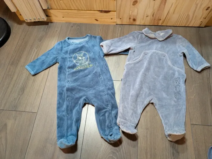 Lot 5 pyjamas garçon 3 mois sucre d'orge obaidi orchestra - photo numéro 4