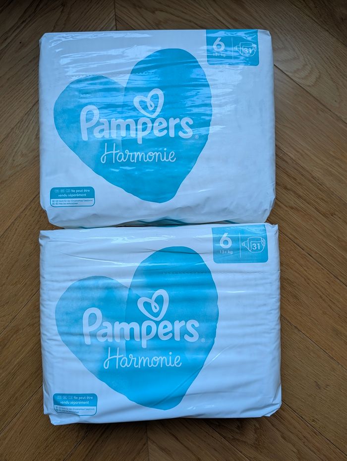 Pampers Harmonie T6 - 62 couches