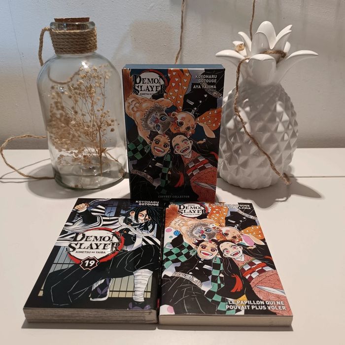 Manga demon slayer coffret collector 19 - photo numéro 3