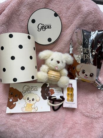 Gisou honey pups Butter pup avec soin lèvre et brume cheveux