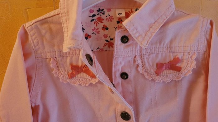 Belle veste en jean bébé fille - photo numéro 3