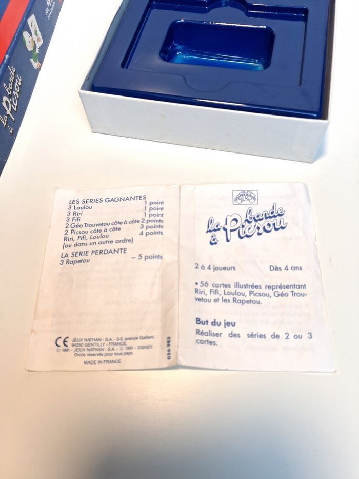 Jeux vintage Disney 1991 La bande à Picsou (jeux nathan) complet - photo numéro 9