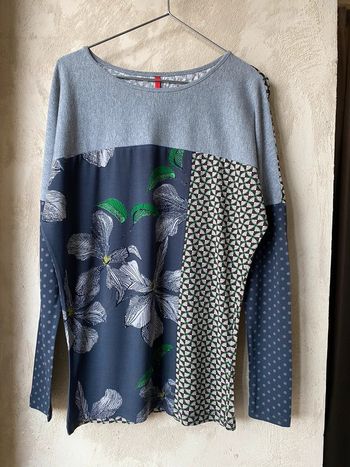 Top à motifs Miss captain T0