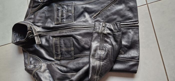 Veste en cuir ikks - photo numéro 2