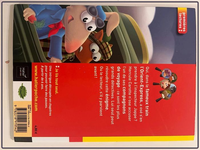 Livre l énigme de l orient express hercule carotte détective - photo numéro 2