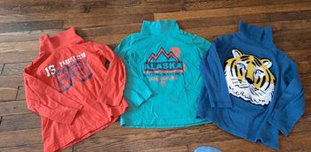 lot 3 sous pulls TAO et DPAM  5 ans  bon état