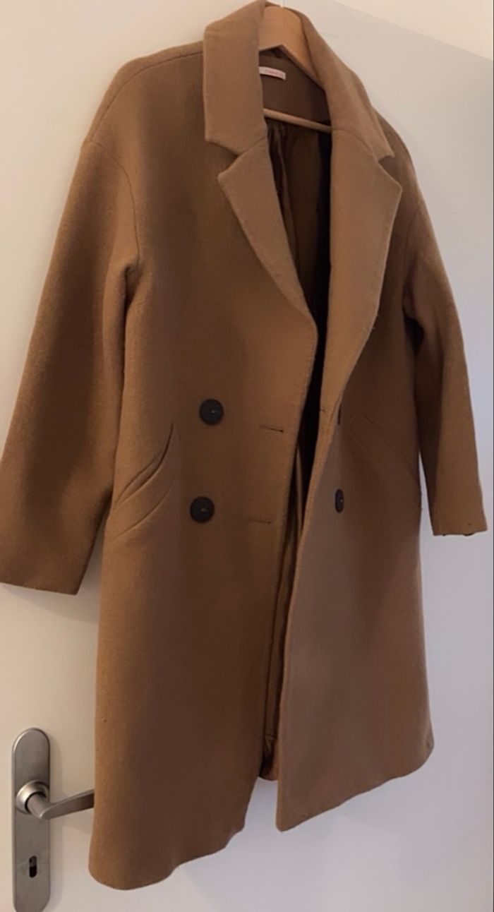 Manteau femme col revers